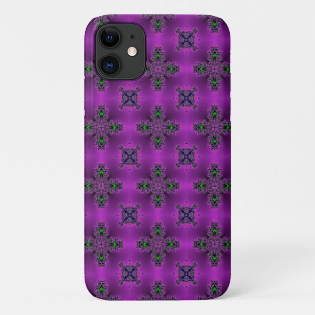 Coques Case-Mate iPhone Fleurs Art Déco de style rétro (Dos)