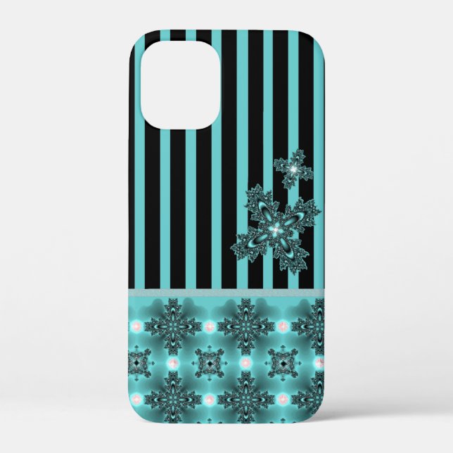 Coques Case-Mate iPhone Fleurs Artdeco dans le style rétro (Verso)