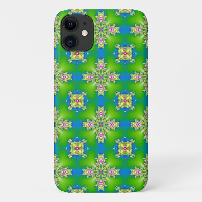 Coques Case-Mate iPhone Fleurs Artdeco dans le style rétro (Dos)