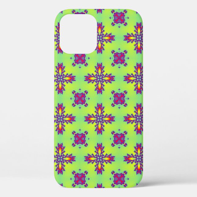 Coques Case-Mate iPhone Fleurs Artdeco dans le style rétro (Verso)