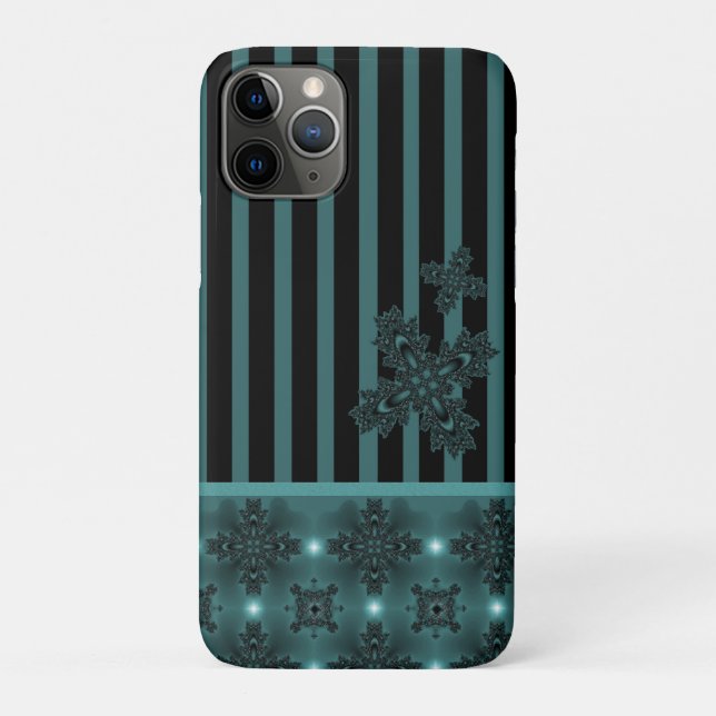 Coques Case-Mate iPhone Fleurs Artdeco dans le style rétro (Dos)