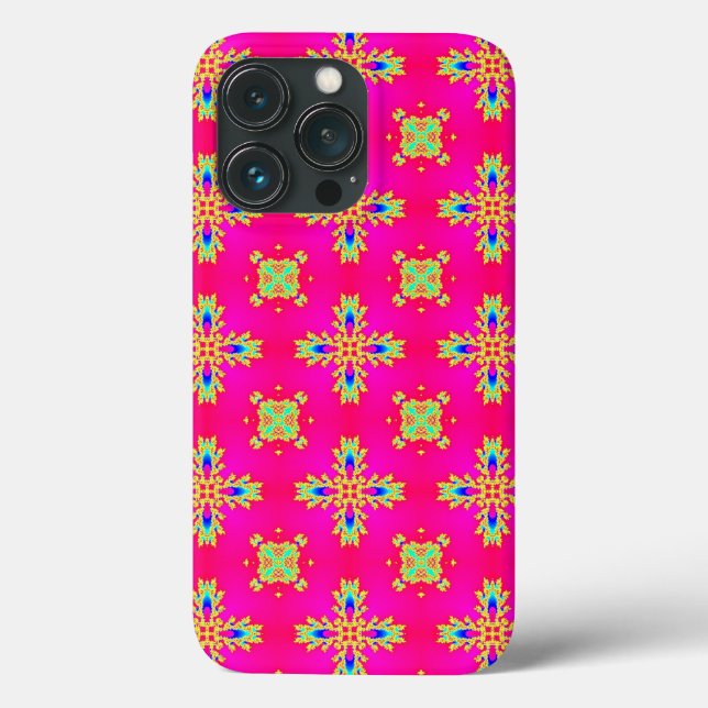 Coques Case-Mate iPhone Fleurs Artdeco dans le style rétro (Verso)