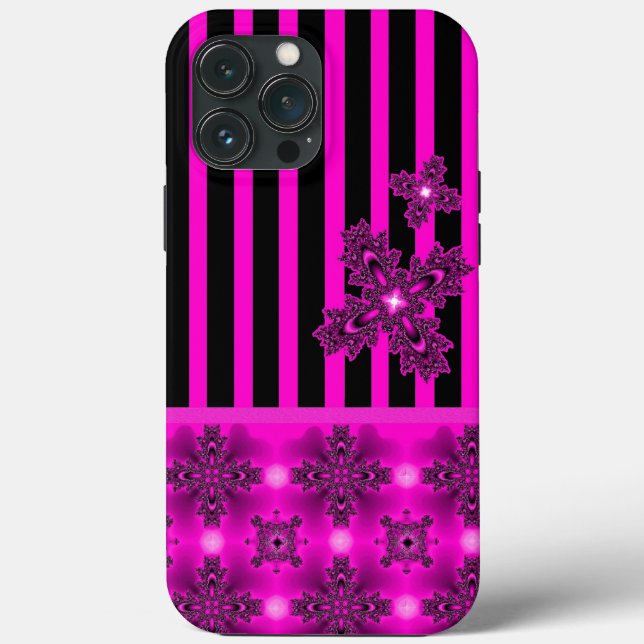 Coques Case-Mate iPhone Fleurs Artdeco dans le style rétro (Verso)