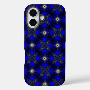 Coque Pour iPhone 16 Fleurs Artdeco dans le style rétro