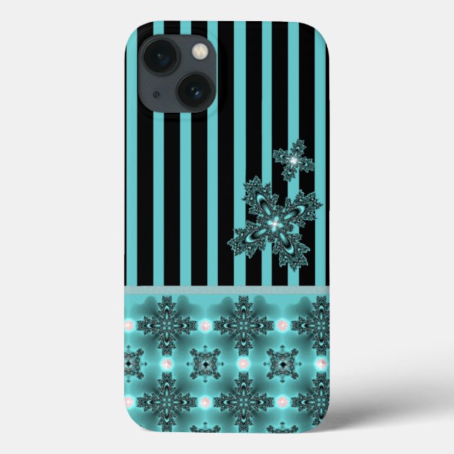 Coques Case-Mate iPhone Fleurs Artdeco dans le style rétro (Verso)
