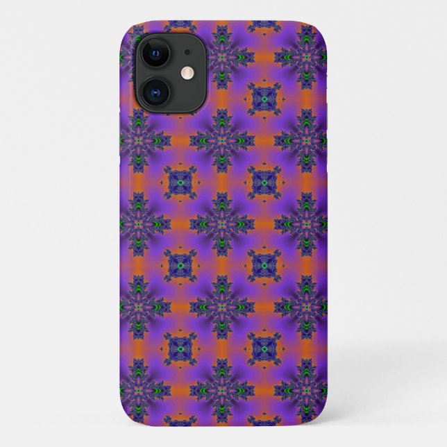 Coques Case-Mate iPhone Fleurs Artdeco dans le style rétro (Dos)