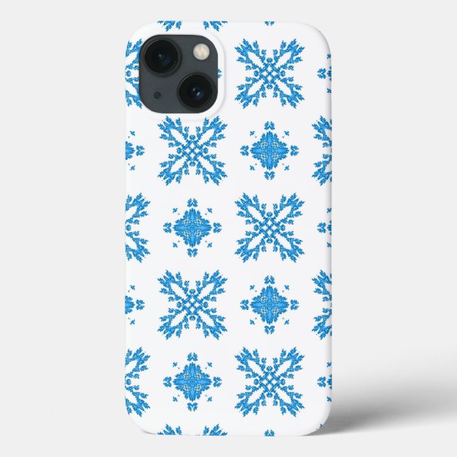 Coques Case-Mate iPhone Fleurs Artdeco dans le style rétro (Verso)