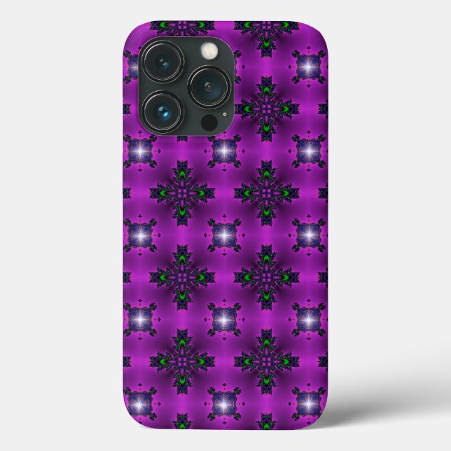Coques Case-Mate iPhone Fleurs Artdeco dans le style rétro (Verso)