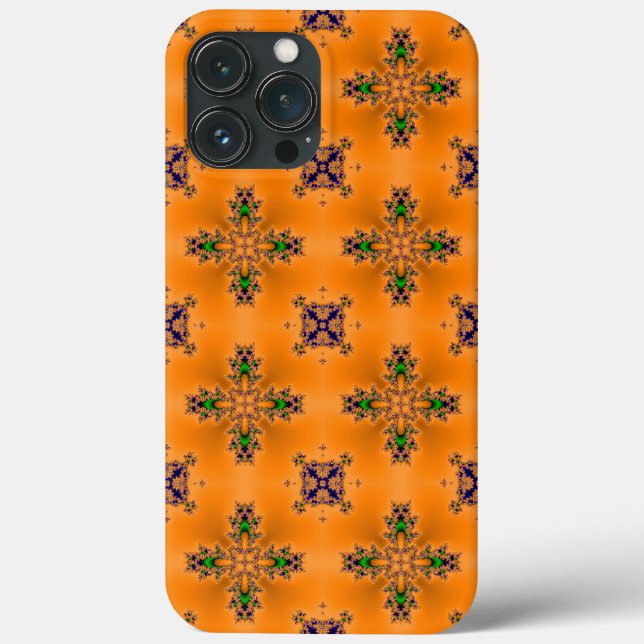 Coques Case-Mate iPhone Fleurs Artdeco dans le style rétro (Verso)