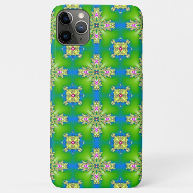 Coques Case-Mate iPhone Fleurs Artdeco dans le style rétro (Dos)