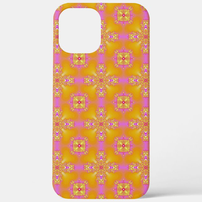 Coques Case-Mate iPhone Fleurs Artdeco dans le style rétro (Verso)