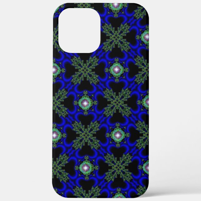 Coques Case-Mate iPhone Fleurs Artdeco dans le style rétro (Verso)