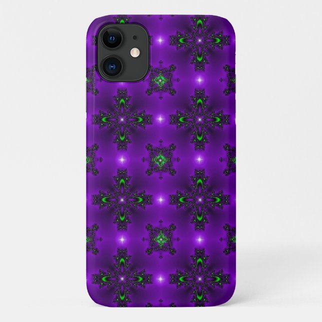 Coques Case-Mate iPhone Fleurs Artdeco dans le style rétro (Dos)