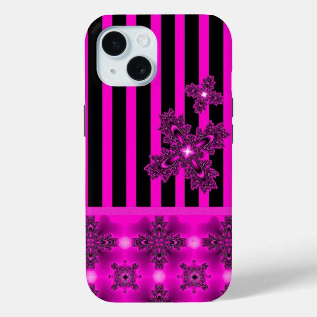Coques Case-Mate iPhone Fleurs Artdeco dans le style rétro (Verso)
