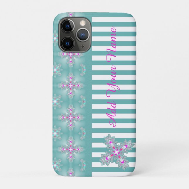 Coques Case-Mate iPhone Fleurs Artdeco en style Rétro, Ajouter votre nom (Dos)