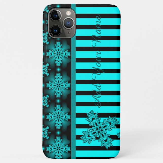 Coques Case-Mate iPhone Fleurs Artdeco en style Rétro, Ajouter votre nom (Dos)