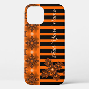 Case-Mate iPhone Case Fleurs Artdeco en style Rétro, Ajouter votre nom