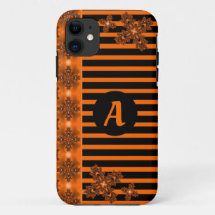 Case-Mate iPhone Case Fleurs Artdeco en style rétro avec monogramme