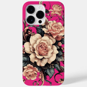 Coque Case-Mate iPhone Fleurs avec design Vintage Feuille par Rp