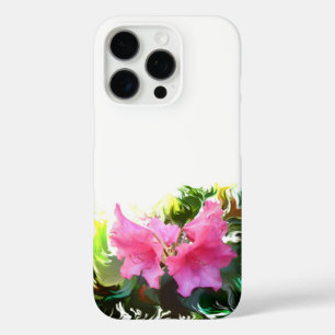 Coque iPhone 16 Pro Fleurs azalées
