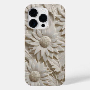 Coque Case-Mate iPhone Fleurs blanches 3D