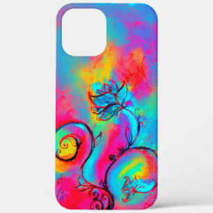 Case-Mate iPhone Case FLEURS BLANCHES, FLEUVES Florales Bleues Jaunes Ro