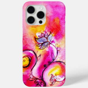 Coque Case-Mate iPhone FLEURS BLANCHES, FLEUVES Florales Violettes Rose J