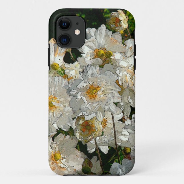 COQUES Case-Mate iPhone FLEURS BLANCHES (PHOTOG./MANIP NUMÉRIQUE) (Dos)