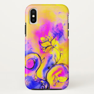 Case-Mate iPhone Case FLEURS BLANCHES rose jaune violet