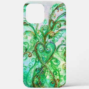 Case-Mate iPhone Case FLEURS BLANCHES vert turquoise clair blanc