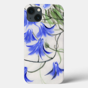 Coque Case-Mate iPhone Fleurs bleues