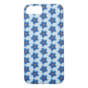 Case-Mate iPhone Case Fleurs bleues Apple iPhone 8/7, à peine là