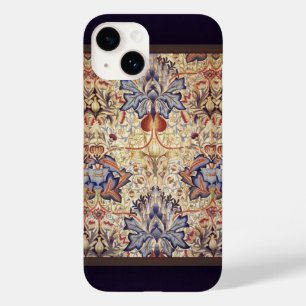 Coque Case-Mate iPhone Fleurs Bleues Et Dorées