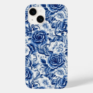 Coque Case-Mate iPhone Fleurs bleues Indigo