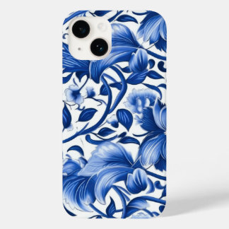 Coque Case-Mate iPhone Fleurs bleues Indigo