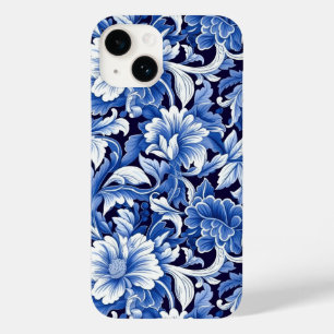 Coque Case-Mate iPhone Fleurs bleues Indigo