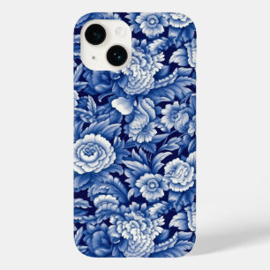 Coque Case-Mate iPhone Fleurs bleues Indigo