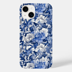 Coque Case-Mate iPhone Fleurs bleues Indigo