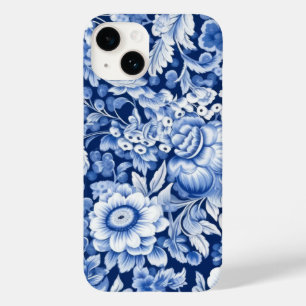 Coque Case-Mate iPhone Fleurs bleues Indigo