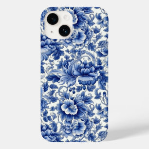 Coque Case-Mate iPhone Fleurs bleues Indigo