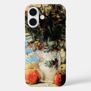 Coque Pour iPhone 16 Fleurs, Cafetière et Fruits par Vincent van Gogh