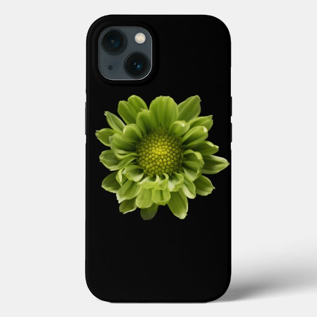 Coques Case-Mate iPhone Fleurs | Chrysanthème vert (Verso)