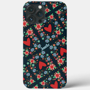 Case-Mate iPhone Case Fleurs Coeur mignonnes Fille Amusante Personnalisa