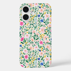 Coque Pour iPhone 16 Fleurs Colorées