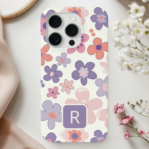 Coque Case-Mate iPhone Fleurs colorées personnalisées Motif