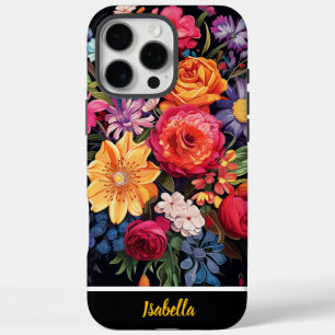 Coque iPhone 16 Pro Max Fleurs colorées pour une ambiance fraîche