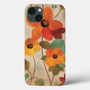 Etui iPhone Case-Mate Fleurs colorées sur un Arrière - plan blanc