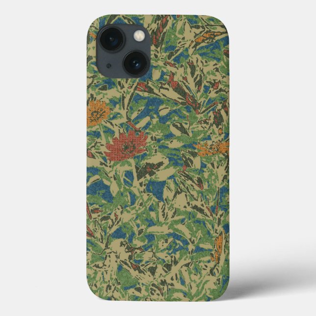 Coques Case-Mate iPhone Fleurs contre motif de camouflage de feuilles (Verso)