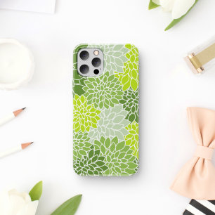 Etui iPhone Case-Mate Fleurs Dahlia, Motif De Fleurs, Dahlia Verte
