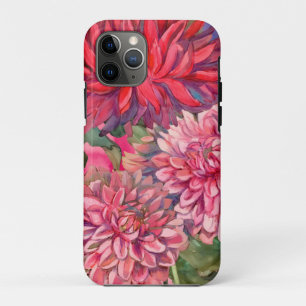 Coques Pour iPhone fleurs dahlias